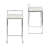 Upholstered Counter Stool with Metal Frame-841961049-841961050