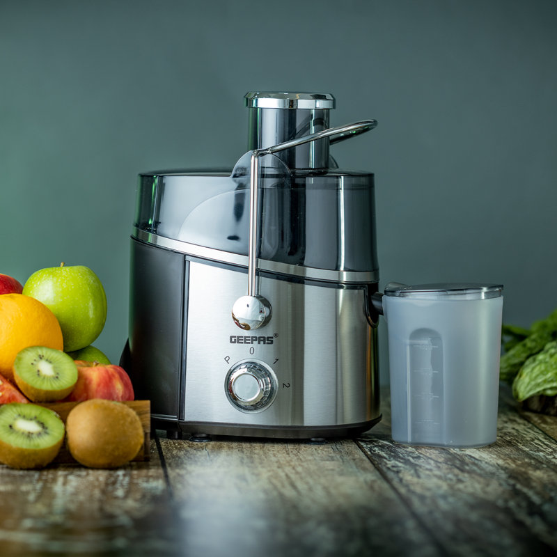 GEEPAS 600W Juice Extractor Centrifugal Juicer Extra Filter Basket