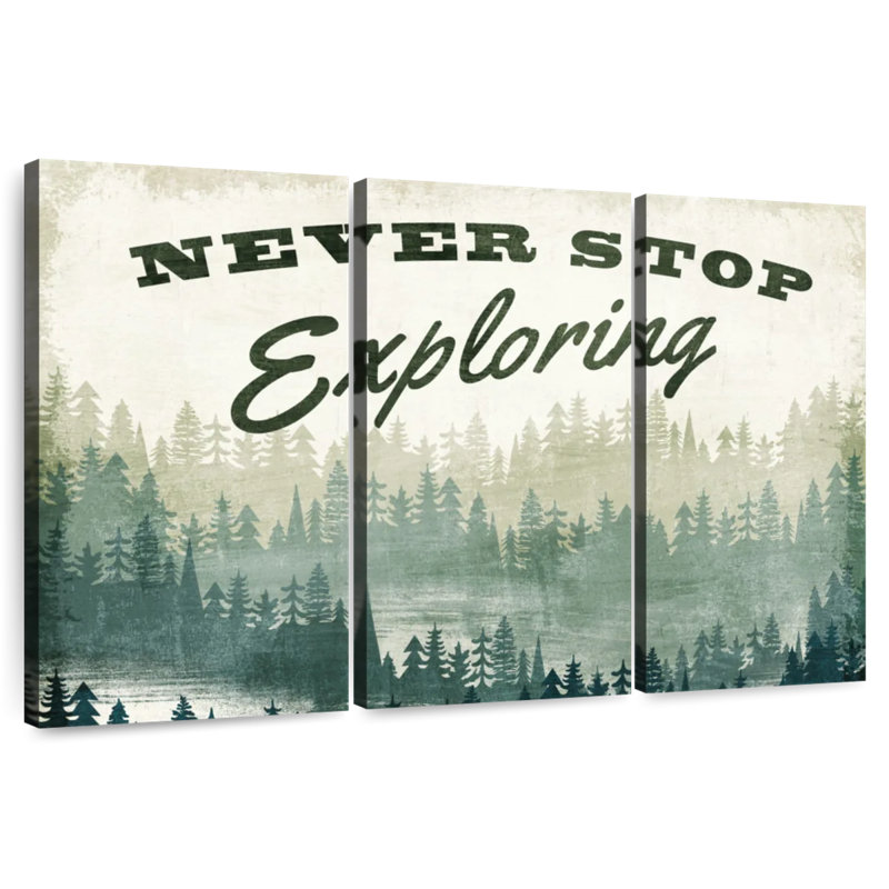 Tergel Never Stop Exploring Greenery, 32" H x 50" W