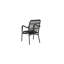 Rizal Loungechair Alumnium - Black /