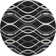 Premium Machine Washable Prisco Black Rug