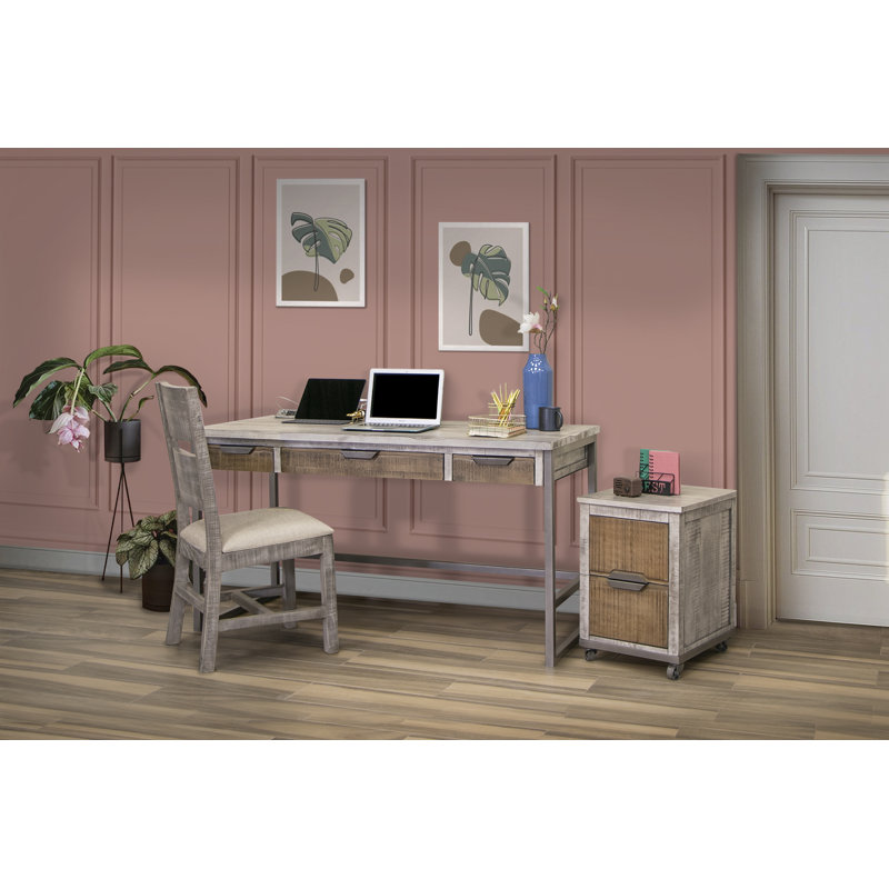 Bureau 3 tiroirs Mita avec connecteur USB