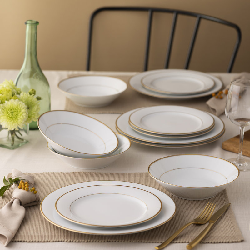 Noritake Heritage 12-Piece Dinnerware Set, Service for 4