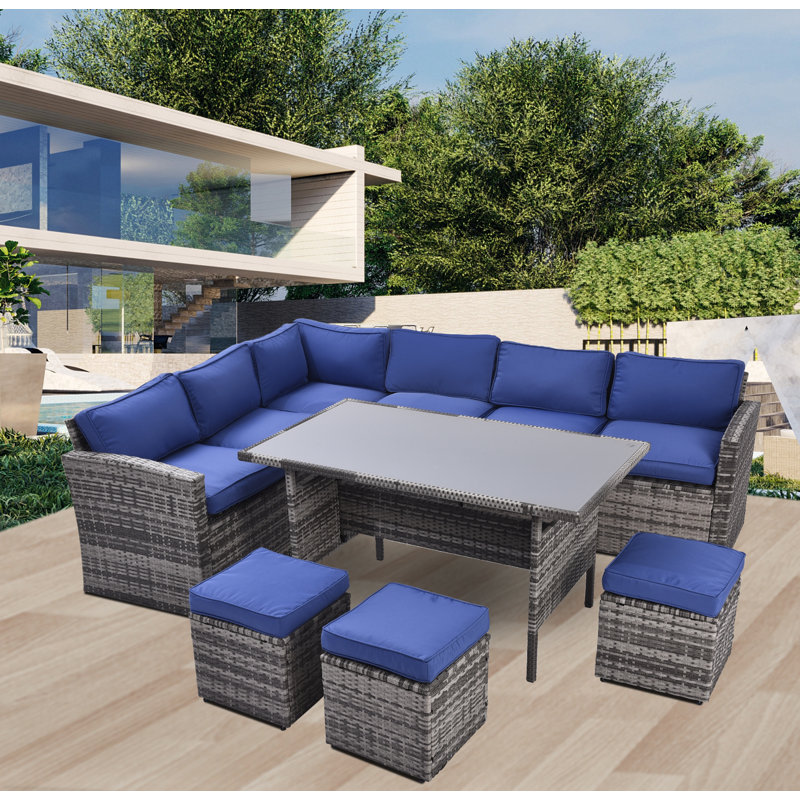 Ensemble de conversation modulaire d'extérieur Zanaiya