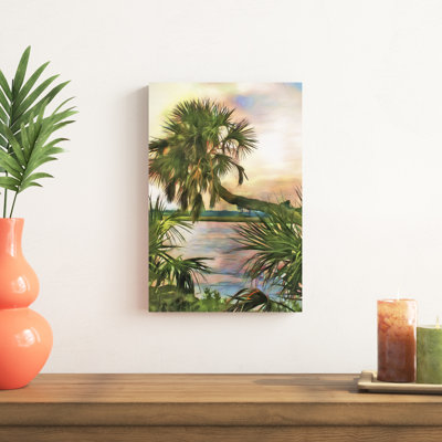 Reproduction d'art sur toile, "L penché" par Melinda Bradshaw