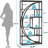70.47"Height Industrial 5-Tier Etagere Bookshelf with 8 Open Shelves Organizer for Living Room, Bedroom-978101813