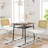 Crumley 20" H Upholstered Cantilever Side Chair With Cane Rattan Back And Steel Frame-1632338722-1636147877