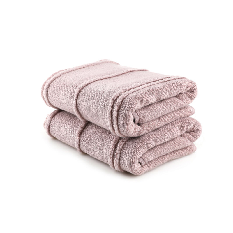 Luxurious Hand Towel Set (2 Pieces), Soft Lilac, 19.7 x 35.4 inches | 100% Microcotton, 15.9 oz/sq yd | Machine Washable at 104°F | Perfect for Bathroom & Spa Use, Ultra-Absorbent and Quick-Drying