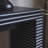 Modern Console Table with Ribbed Desig