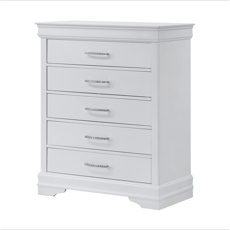 Mobilier de chambre à coucher à 5 tiroirs avec commode haute moderne 1Pc