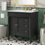 Meuble-lavabo moderne de 30 pouces avec 2 portes et 3 tiroirs-1375409896
