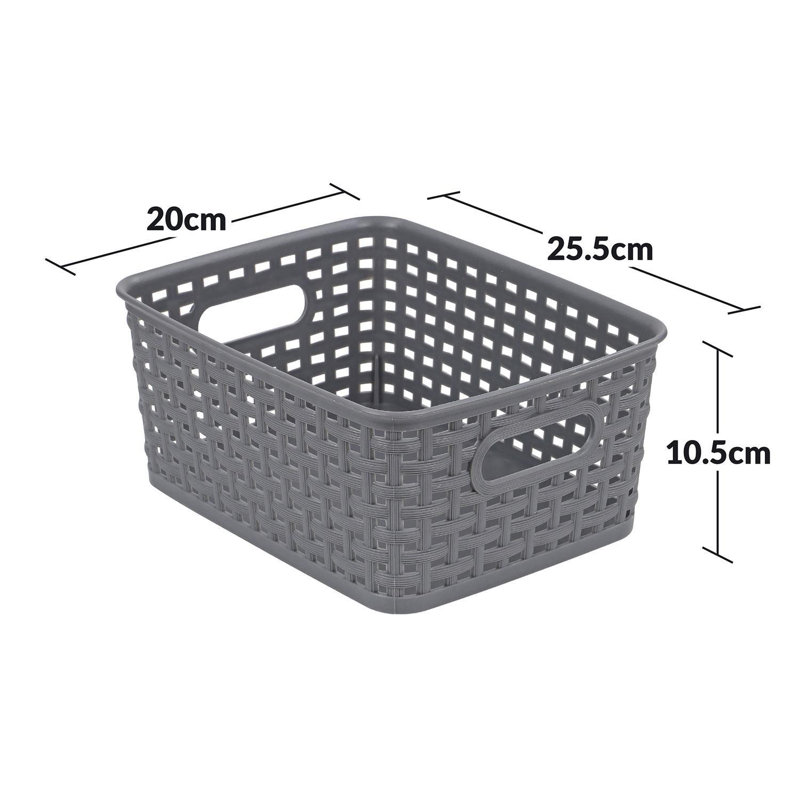 Plastic Crate, Grey