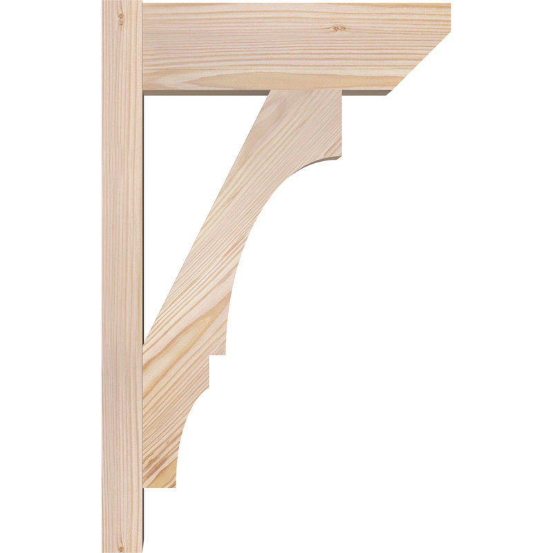 Persienne balboa à lattes en bois rustique, P 12 po x H 24 po, Sapin Douglas de 5 1/2 po (lisse)