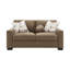 Ensemble de salon en suède / tissu 3 pièces Darya (1 chaise, 1 causeuse, 1 canapé)