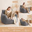 Fauteuil pouf Kannon Comfy, canapé-pouf paresseux en fausse fourrure pour salon, chambre et dortoir-1585734974-1588698044