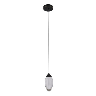Modern 1 Light LED Crystal Pendant