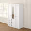 Berwyn 4 Door Manufactured Wood Wardrobe