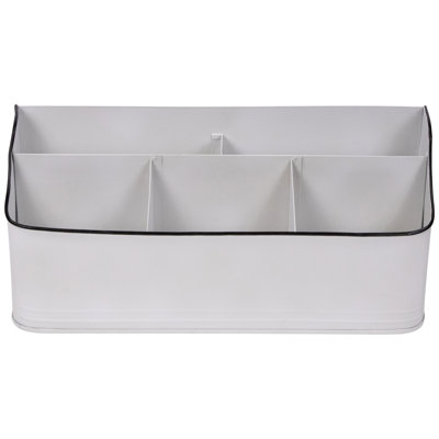 Metal Rectangle Flatware Caddy