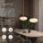 1-Light Dimmable LED Chandelier