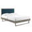 Willow Wood Platform Bed with Angular Frame-1010106559-1010106558