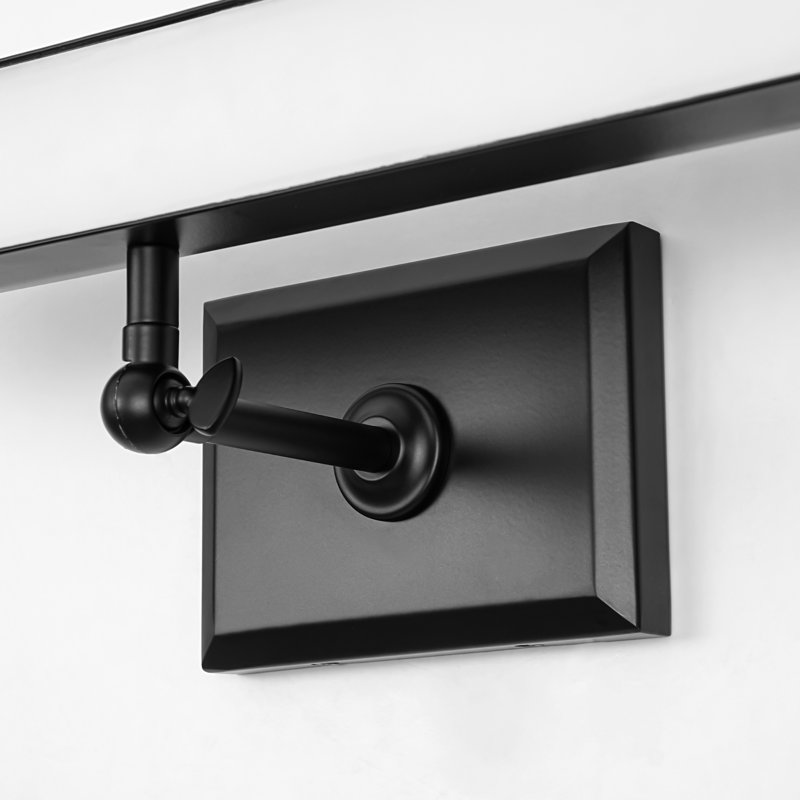 Applique pour tableau 1 lumière, Noir mat