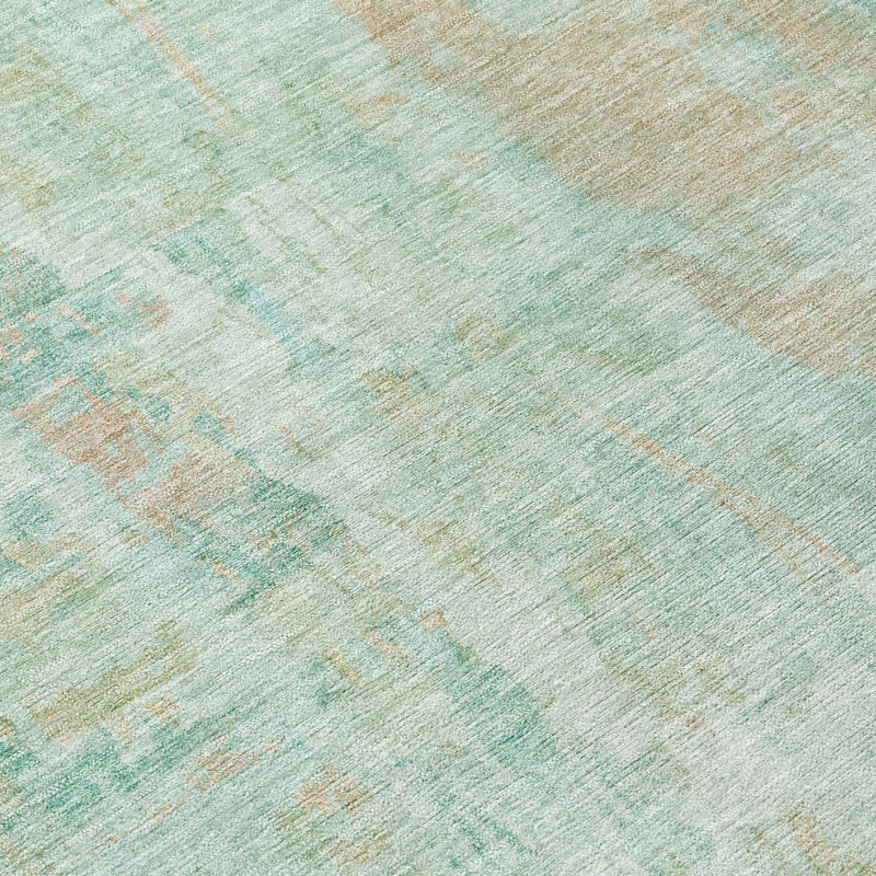 Machine Washable Indoor/Outdoor Chantille ACN2310 Abstract Rug, Rectangle 10' x 14'