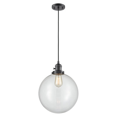 1 - Light Single Globe Pendant