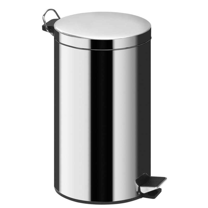 Metal Kitchen Trash Can, 12 L