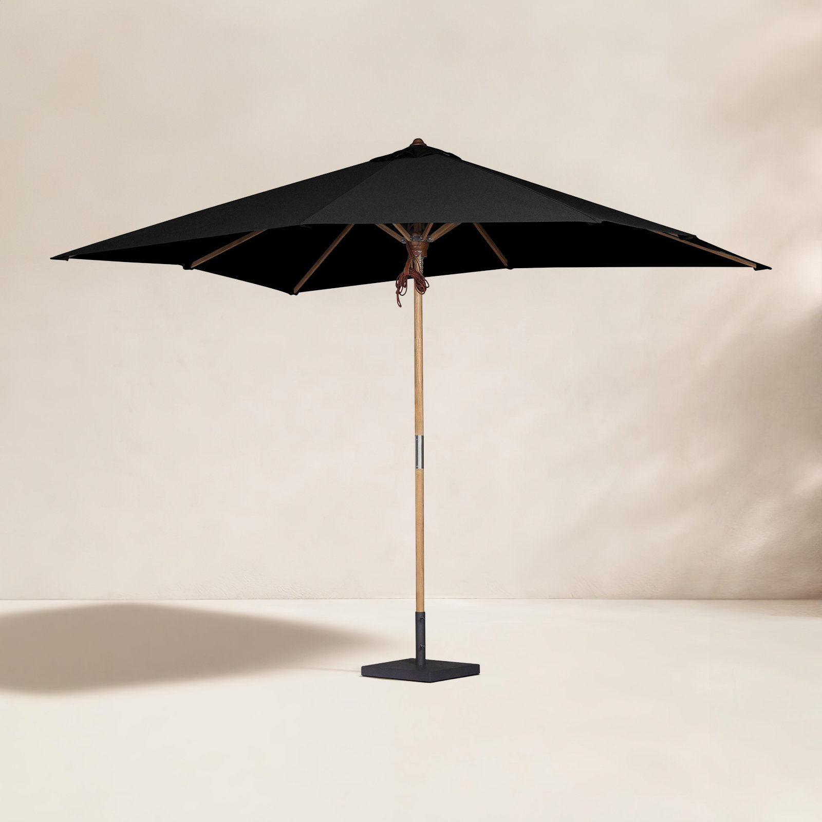 Nadira 9.8' Market Umbrella, Black
