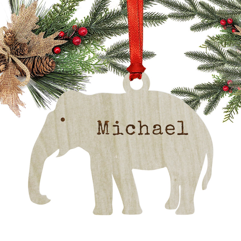 Figurine de Noël suspendue personnalisée