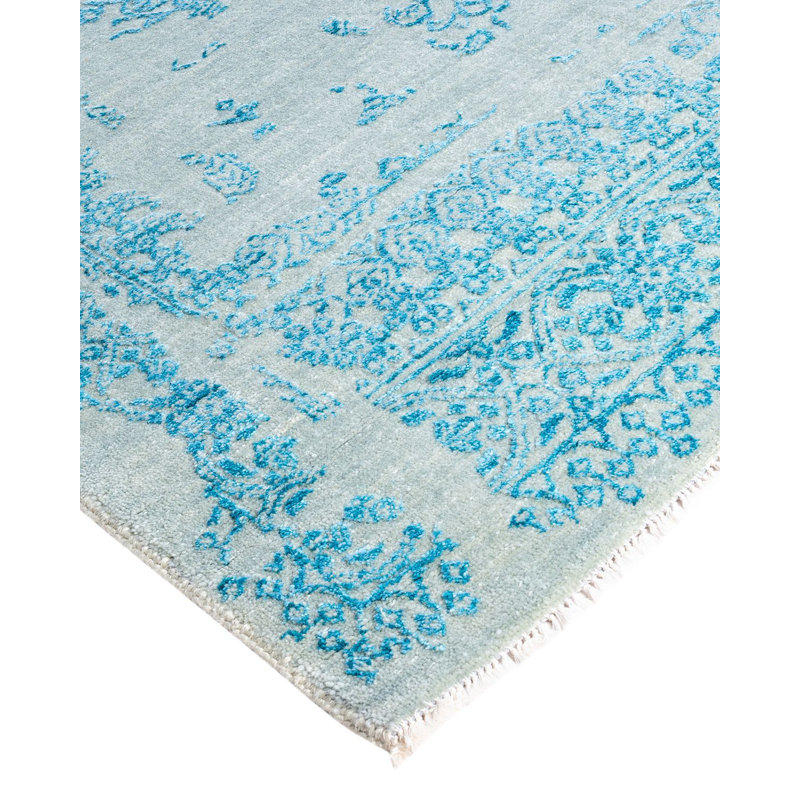 Overdyed One-of-a-Kind 8' 1" X 9' 10" Hand Knotted Area Rug