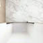 Cadre en aluminium de porte de douche pivotante, demi-cadre, film en verre trempé antidéflagrant de 1/4 po (6 mm)-124566461