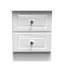 Fully Assembled Jacey 2 Drawer Bedside Table-1699917087