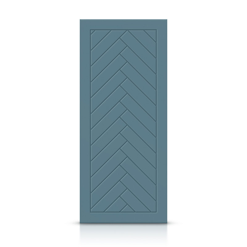 Panelled Manufactured Wood Standard Door, Dignity Blue, 24" x 80"