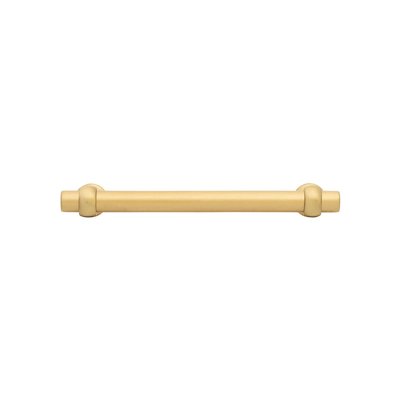 Ostia Collection Pull, Brushed Golden Brass, 5 6/50"