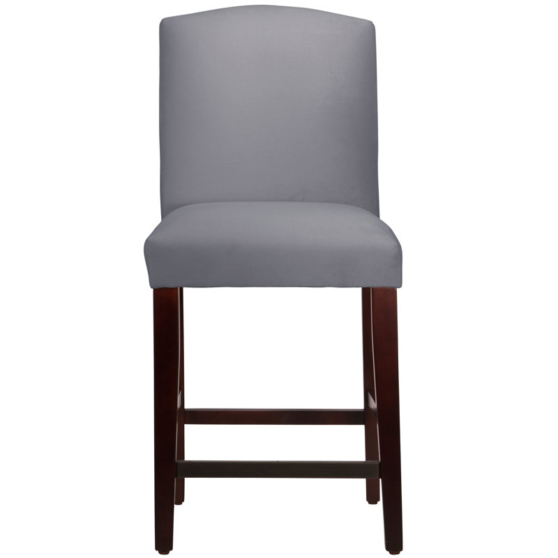 Tabouret de bar et de comptoir April, Tabouret de comptoir (siège d'une hauteur de 26 p, Espresso