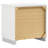 Dulcey White High Gloss 4-Piece Full Bedroom Set