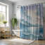 Rideau de douche 1 pièce Vibrant Ocean Watercolors-939180604