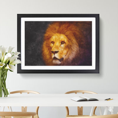 Lion Vol.4 - Picture Frame Graphic Art