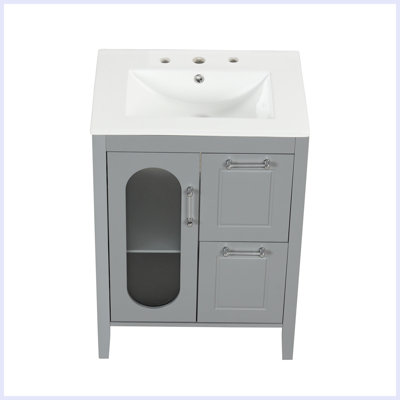 Meuble-lavabo moderne avec lavabo et tiroirs Modern