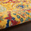 Tapis jaune à motif floral Weirton-794967013