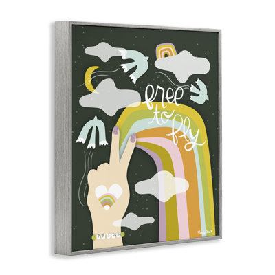«Boho Free To Fly», estampe numérique, design par Mandy Ford Art + Illustration