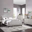 Mobilier de chambre à coucher tête de lit tête de lit moderne capitonné en polyfibre style traditionnel américain 1pcs-685382287-685382284