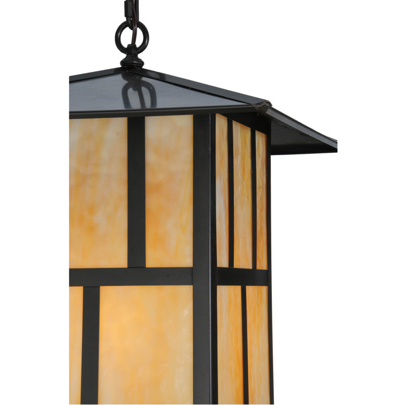 Lustre carré à 3 lumières