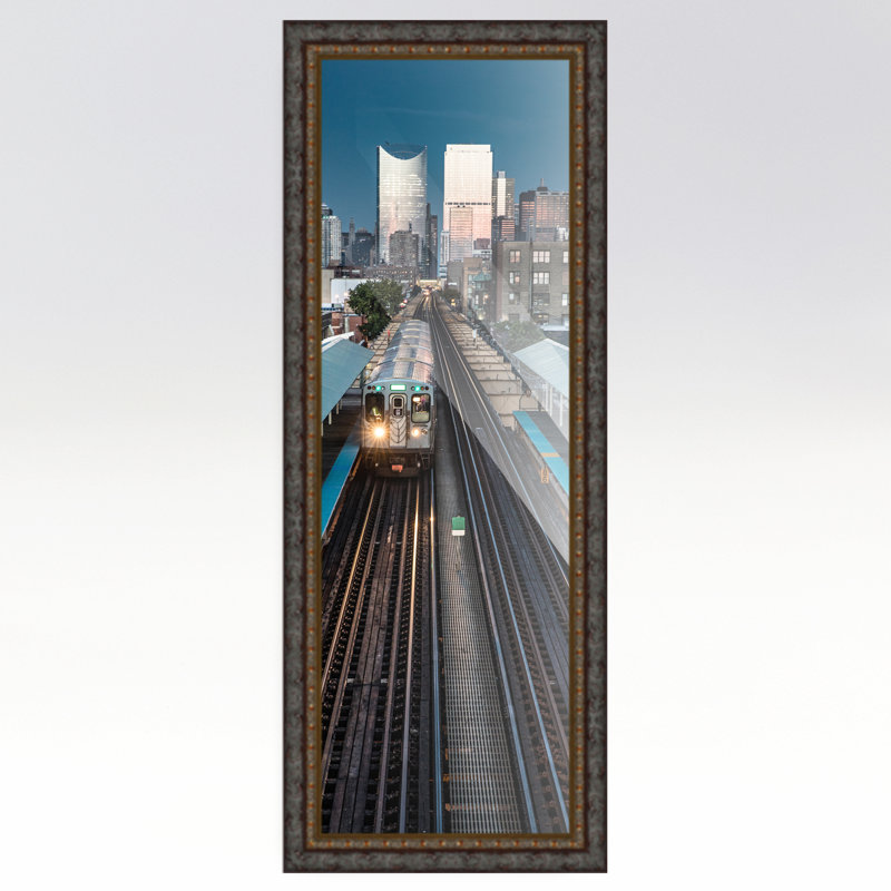 Stelia Solid Wood Picture Frame, Black, 18" W x 36" H