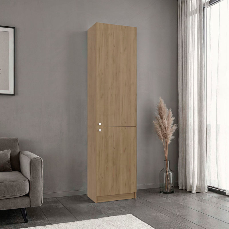 Double Door Bookcase Storage Cabinet