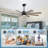 Ladanna 8-Blade Integrated LED Ceiling Fan-1586953756-1586953750