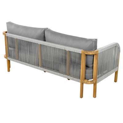 Outdoor Acacia Wood with Rope Daybed