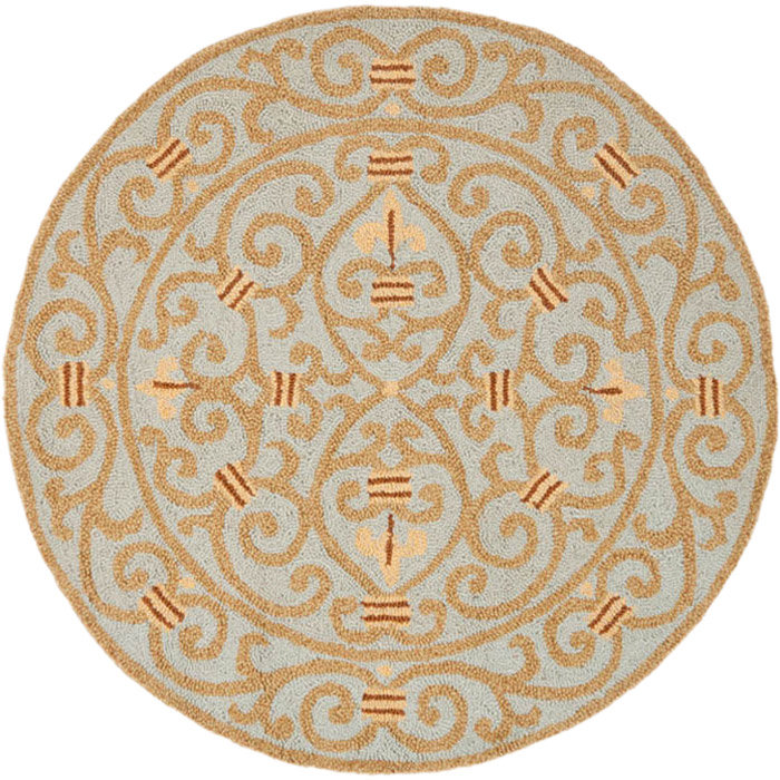 Cher Hand Hooked Wool Pile Oriental Rug