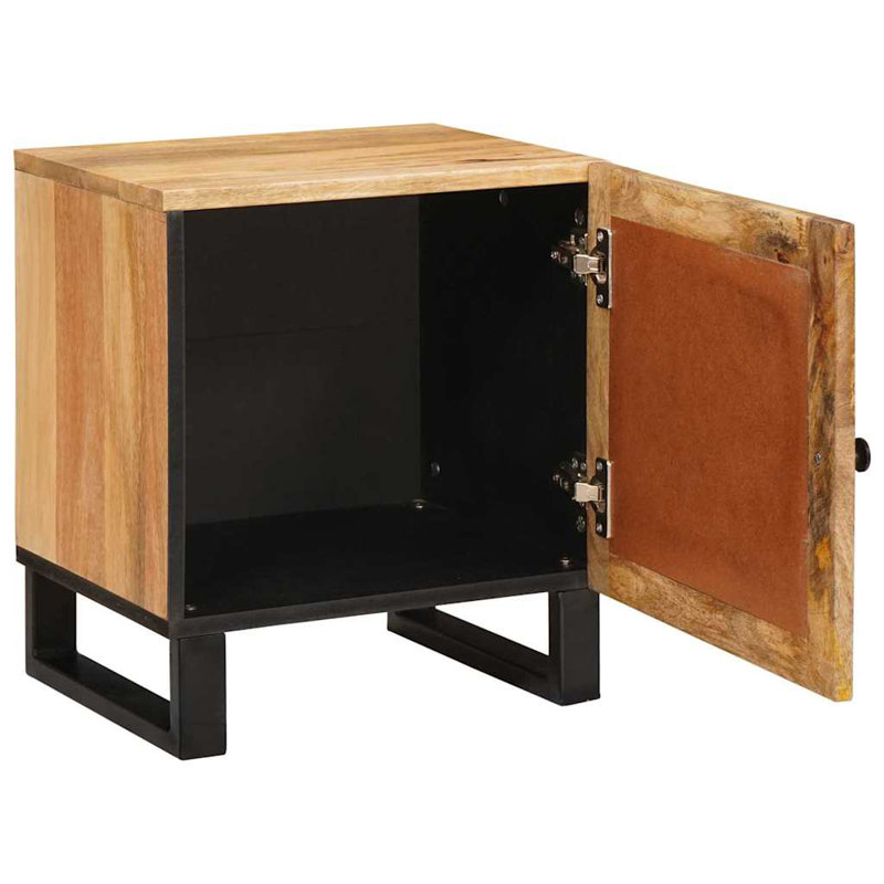 40cm W Solid Wood Bedside Table